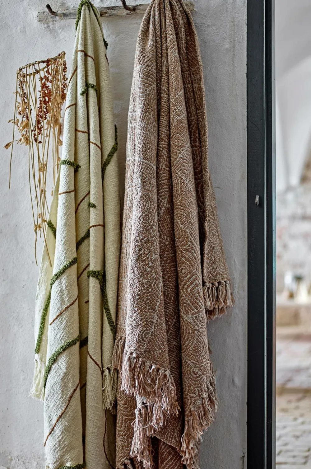 Bloomingville Tæpper & Plaider>Osasio Plaid Grøn