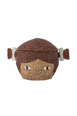 Bloomingville Børnemøbler>MINI Kurv med låg Lill Brun