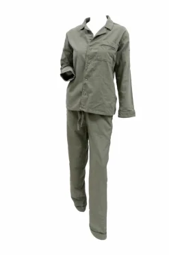 Borås Cotton Pyjamas Oliver Grønn Clearance