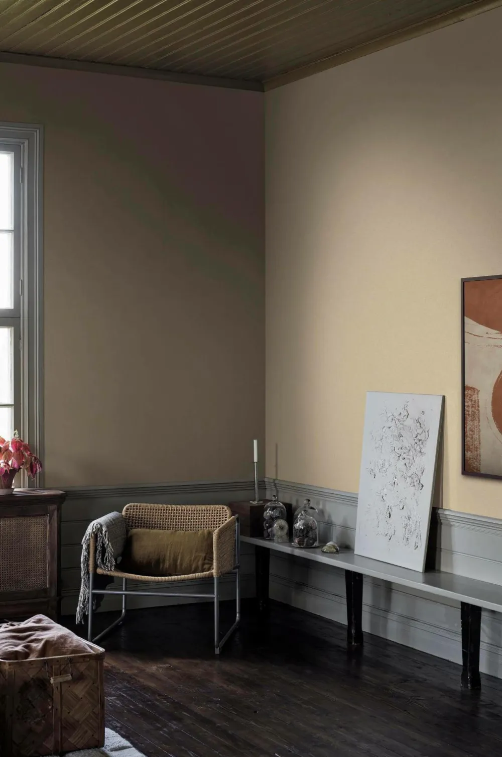 Boråstapeter Tapeter>Tapet Canvas Shimmer Gul 6126