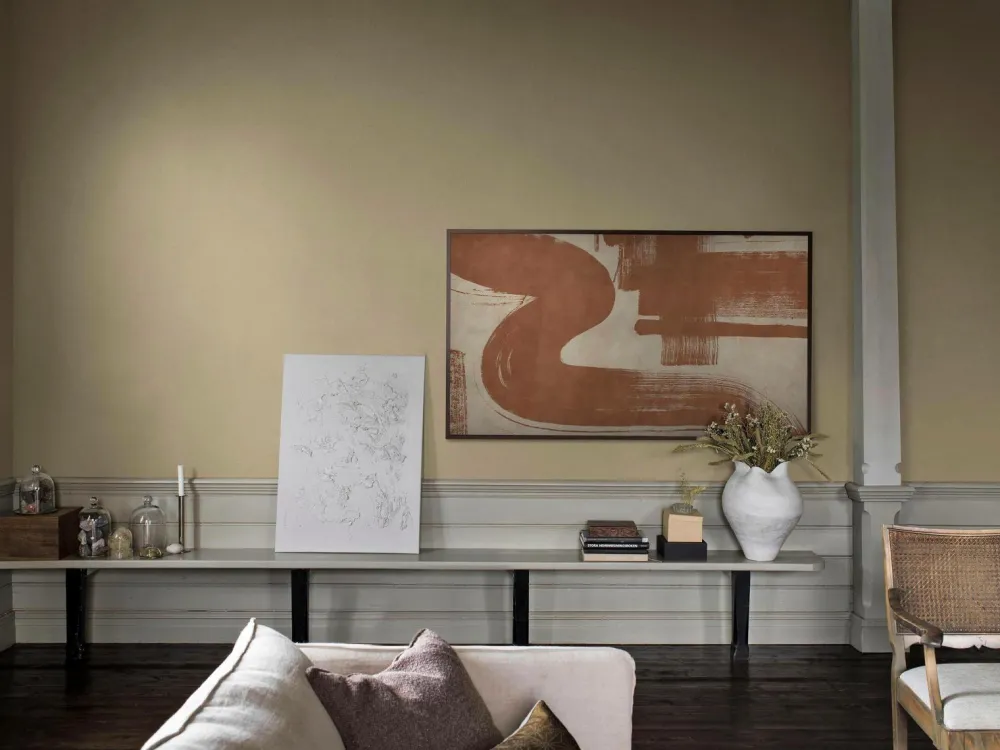 Boråstapeter Tapeter>Tapet Canvas Shimmer Gul 6126