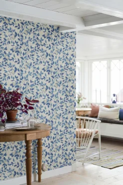 Boråstapeter Tapet Citronträd Blå 6149 Best