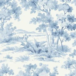 Boråstapeter Tapet Countryside Morning Blue 6142