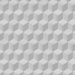 Boråstapeter Tapeter>Tapet Cube Grå 4746