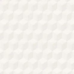 Boråstapeter Tapeter>Tapet Cube Hvid 4745