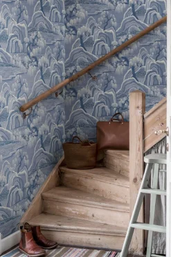 Boråstapeter Tapet Indigo Garden Blue 6147 Clearance