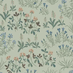 Boråstapeter Tapeter>Tapet Noras Äng Grøn 5801