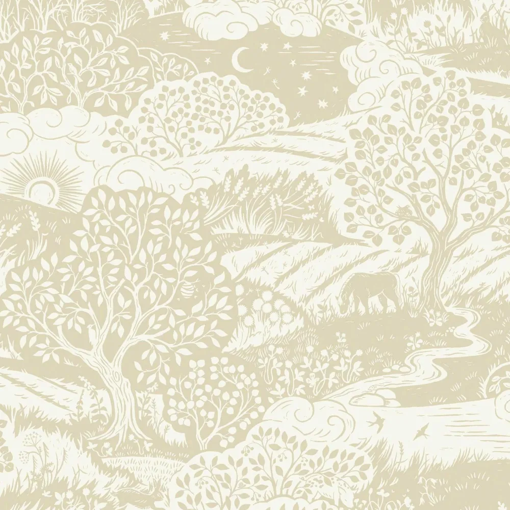 Boråstapeter Tapeter>Tapet Solängen Gul 5829