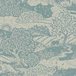 Boråstapeter Tapeter>Tapet Solängen Blå 5828