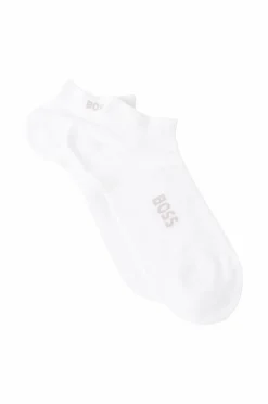 BOSS Undertøj>Ankelsokker 2P AS Logo Bamboo White