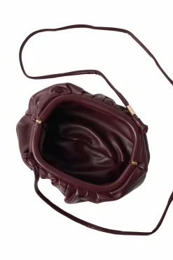 BOW19 Details Taske Dumpling Bag Purple Discount