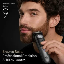 Braun Barbering|Barbering>Skægtrimmer BT 9520 Satin Chrome No color