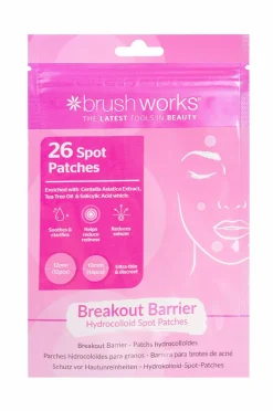 Brushworks Breakout Barrier Hydrocolloid Spot Patches - 26 Pieces No Color Discount
