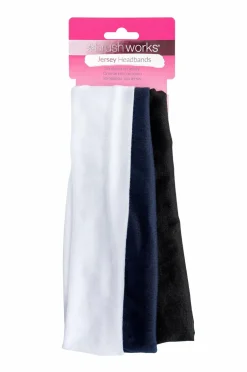 Brushworks Håraccessories|Håraccessories>Jersey Headbands - 3 Pack No Color