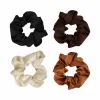 Brushworks Nude Satin Scrunchies 4 pcs Clearance
