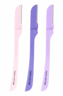 Brushworks Precision Eyebrow Razor 3-pak No colour New