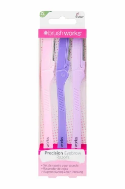 Brushworks Precision Eyebrow Razor 3-pak No colour New