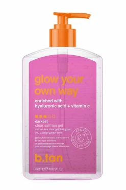 b.tan Kropspleje|Kropspleje>Glow Your Own Way Clear Self Tan Gel 473Ml No Color
