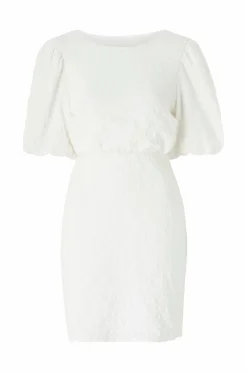 Bubbleroom Kjoler>Kjole Structured Bow White