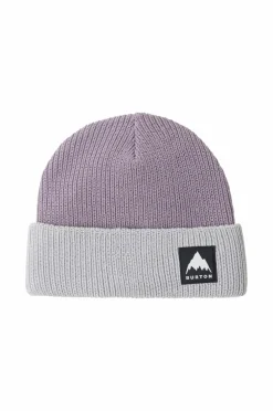 Burton Huer|Accessories>Hue Recycled VT Beanie Washed Lavender/Gray Cloud