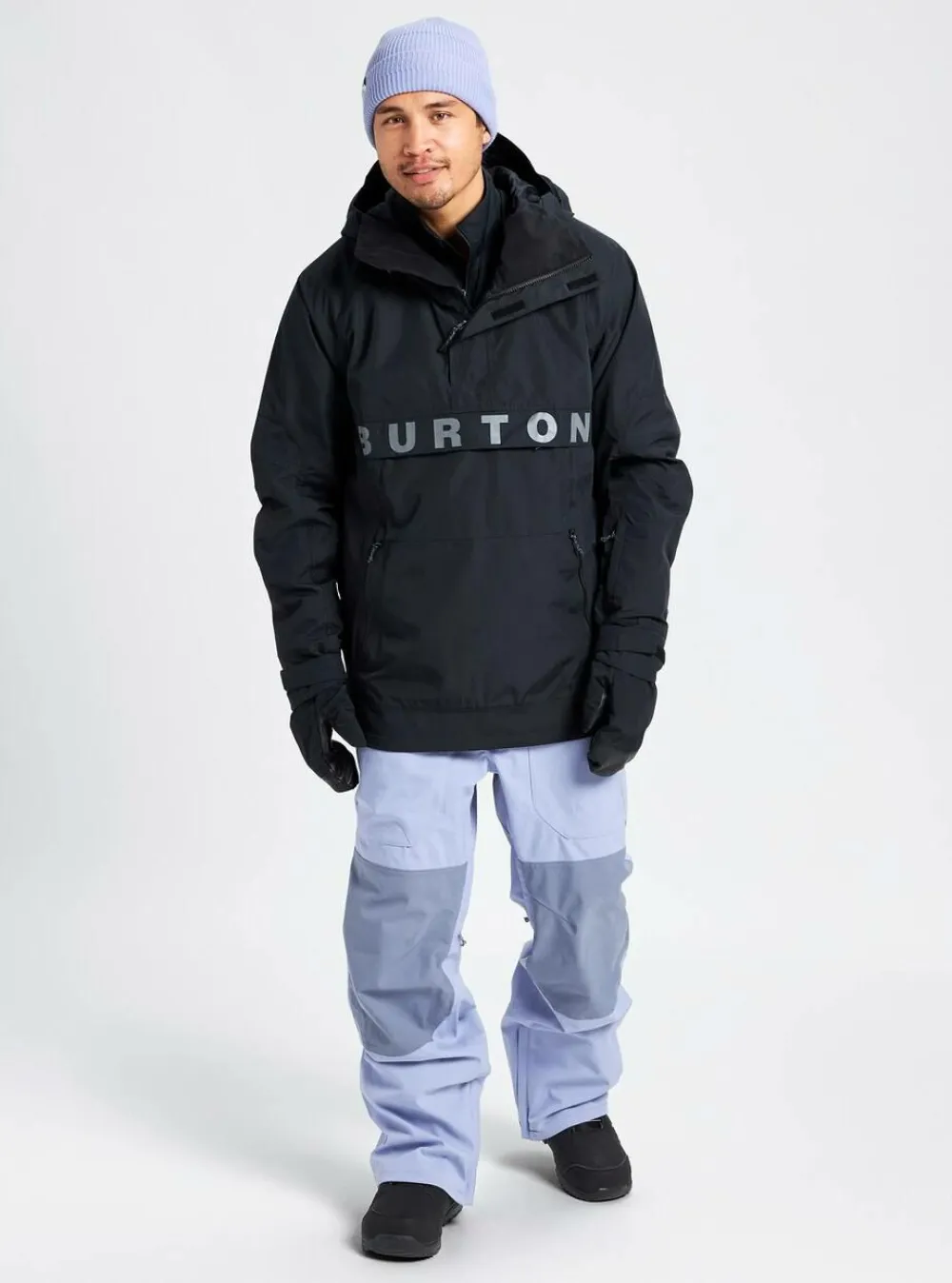 Burton Snowboardjakke MB Frostner Anorak True black Outlet