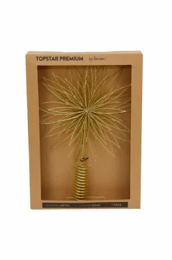 by Benson Julepynt>Juletræsstjerne Topstar Premium Guld
