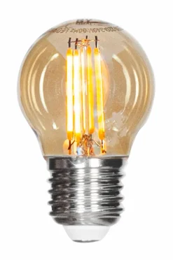 By Rydéns Filament dekorationspære LED Ø45 mm Amber Sale