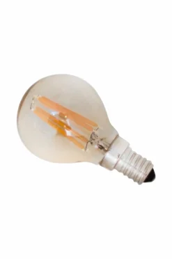 By Rydéns Filament dekorationspære LED Ø45 mm Amber Hot