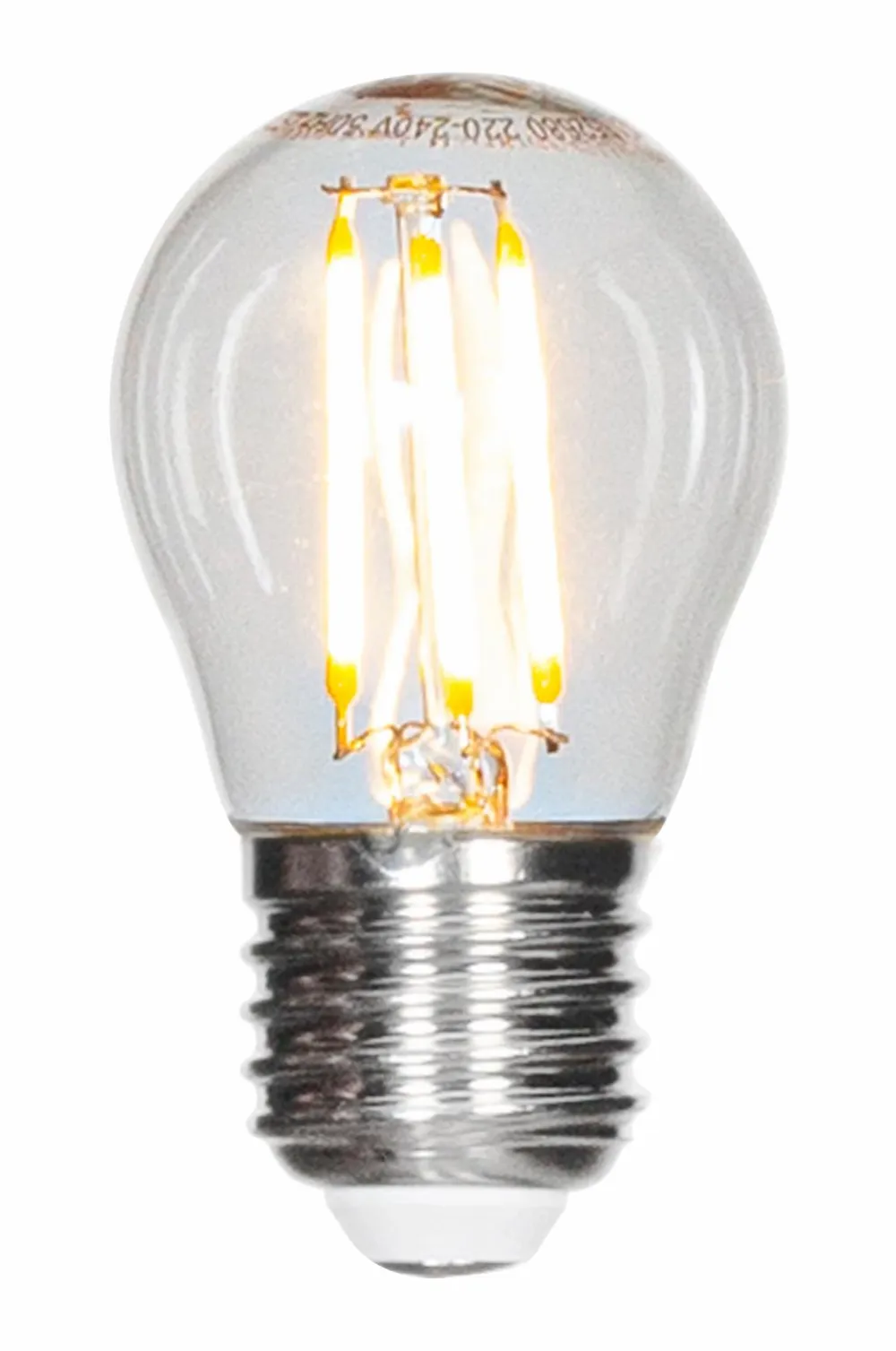 By Rydéns Filament dekorationspære LED Ø45 mm White