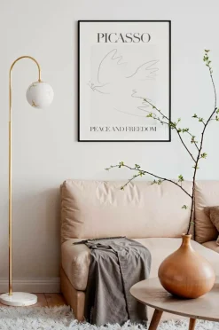 By Rydéns Gulvlampe Bellagio Messing Discount