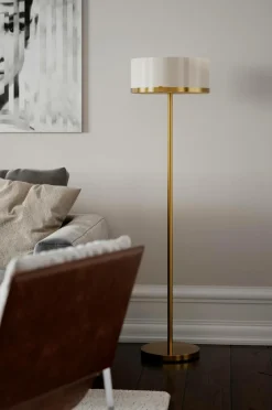 By Rydéns Gulvlamper>Gulvlampe Marcel Messing