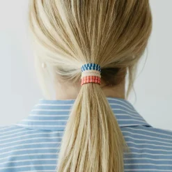 ByBarb Hair Tie Multifarvet, striber Multifarvet, stribet Clearance