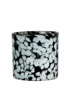 Byon Lysestager & Lanterner>Candle holder Calore XS Black/white