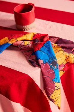 Byon Serviet Leya 2-pak Rød/grøn/blå/gul/bordeaux/rosa Discount