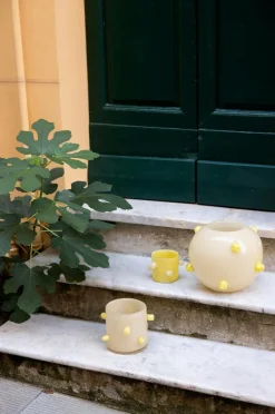 Byon Vaser>Vase Arlo Beige/gul