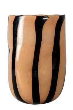 Byon Vase Curt Sort/beige Best