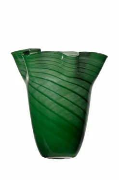 Byon Vase Tiggy L Grøn mat sort Discount