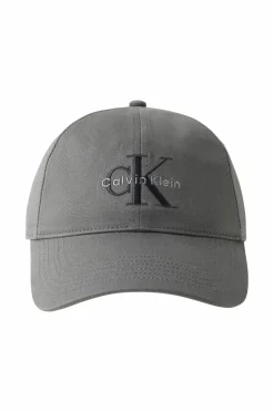 Calvin Klein Hatte & Kasketter>Kasket Monologo Embroidery Baseball Cap Granite gray