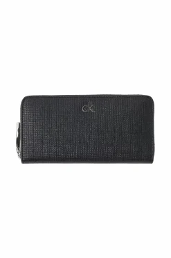 Calvin Klein Pengepung CK Daily Large Zip Around_tex Ck black Outlet