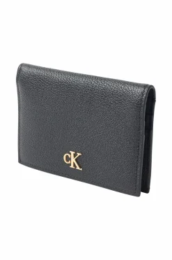 Calvin Klein Pengepung Min Monogram 6cc Flap Cardcase Black