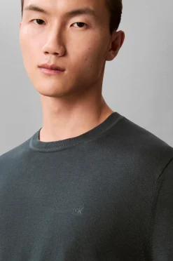 Calvin Klein Trøjer>Trøje LS Supima Cotton Crew 14gg Magical forest