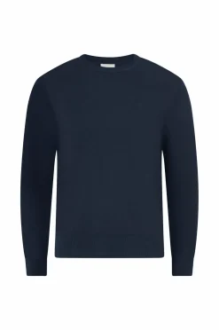 Calvin Klein Trøje LS Supima Cotton Crew 14gg Dark sapphire New