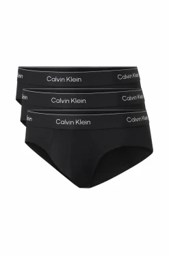 Calvin Klein Underbukser Hip Brief 3-pak Black W/ Dtm Wb Sale