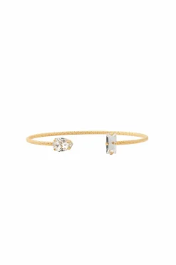 Caroline Svedbom Smykker>Bangle Noelle Bracelet Gold Crystal