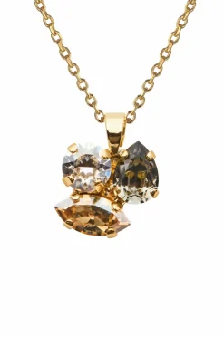 Caroline Svedbom Halskæde Ana Necklace Gold Black Golden Combo Hot