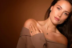 Caroline Svedbom Smykker>Øreringe Ana Earrings Gold Black Golden Combo