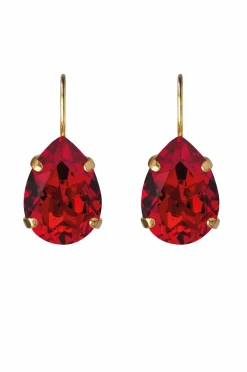 Caroline Svedbom Øreringe Mini Drop Clasp Earrings Gold Light siam Hot