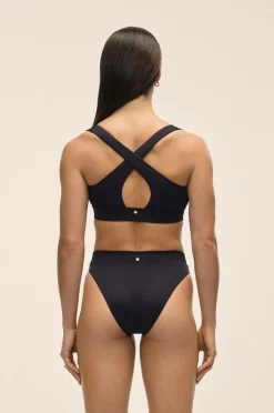 Casall Bikini-bh V-neck Crossback Bikini Top Black Discount