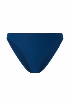 Casall Bikinitrusse Waffle High Leg Bikini Bottom Deep ocean Clearance