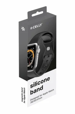 Celly Ure|Ure>Armbånd Apple Watch 38/40/41 mm Silikon No color